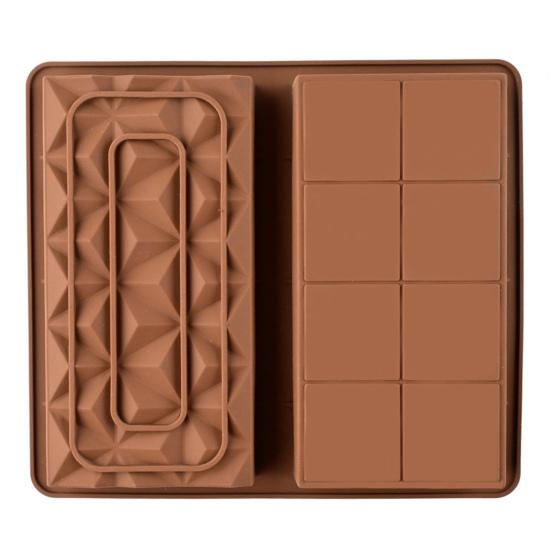 Silicone Chocolate Mold Deep Bar Thick Praline Sweets Cake Mold for Chocolates Resin