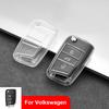 TPU Soft Car Key Case Remote Control Protect Cover Auto Accessories For VW Volkswagen SEAT Ateca Leon FR 2 Ibiza Golf 7 MK7 Tiguan MK2 Skoda Octavia