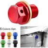 M121.5 Magnetic Oil Drain Plug Nut Bolt for Ho.nda CRF XR CB CBR 250R 250RR 600RR 1000RR for Yamaha YZ YZF for Kawasaki Ninja 250R ZZR DKEKE (Color
