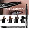 Liquid Eyebrow Pencil Professional Waterproof Sweatproof Eye Brow Liner Long Lasting Makeup Easy To Color Eyebrow Definition Pencil Makeup Supplies