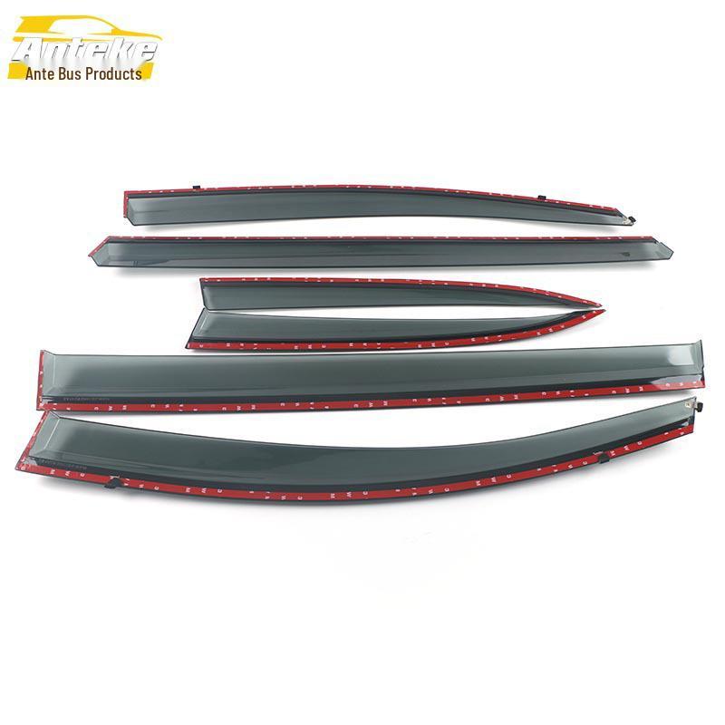 3D Stainless Steel Rain Deflectors & Sun Visor Trim for 11-14 GL8