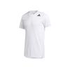 Sports Fitness Crew Neck Short Sleeve T-Shirt Men Tops White GL7297