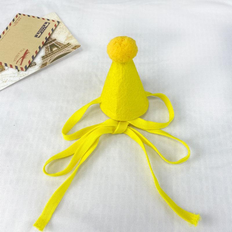 Pet Supplies Birthday Hat Decoration Bibs Cat Bibs Atmosphere Accessories Letter Embroidery Clothing