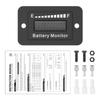 Led Battery Meter Battery Level Monitor 12V 24V 36V 48V 60V 72V Waterproof Lithium Acid Monitor Gauge For Golf Cart Rv Boat Car