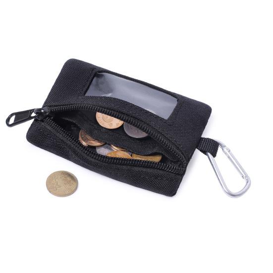 Outdoor Small Bag Hanging Pouch Zipper Closure Mini Size Portable Multi-Purpose Coin Pouch Storage Organizer