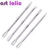 4Pcs Stainless Steel Double-side Cuticle Dead Skin Remover Nail Cuticle Pusher Manicure Pedicure