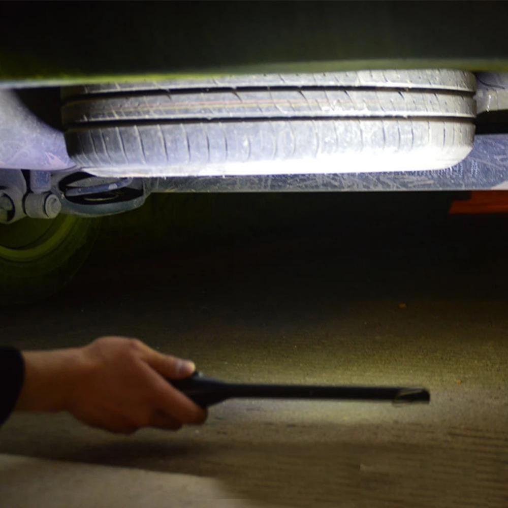 1PC COB LED Flashlight Magnetic Work Light USB Rechargeable Torch Hook Portable Lantern Inspection Light Camping Car Repair Lamp