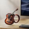 Musical Instrument Coffee Mug Guitar Piano Violin Drum Saxophone Electric Guitar Ceramic