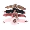 Cute Girl Plush Fur Monkey Key Chain Orangutan Keychain On Pant Women Bag Car Trinket Female Toy