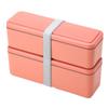Miyoshi Seisakusho Lunch Box with Integrated Ice Fit Series Macaron GEL-COOL Pack, Slim, S+L, Pack, 0101-0180