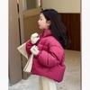 Children's Autumn and Winter Padded Short Jacket with Hood Thickened Warm Outerwear