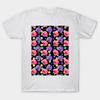 T Shirt Women Roses Polka Dots Harajuku Print Kawaii Tshirt Summer Short Sleeve Female T-Shirt Top Tee