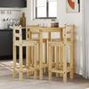 VidaXL Bar Set 5 Pcs Solid Pine Wood 3217069