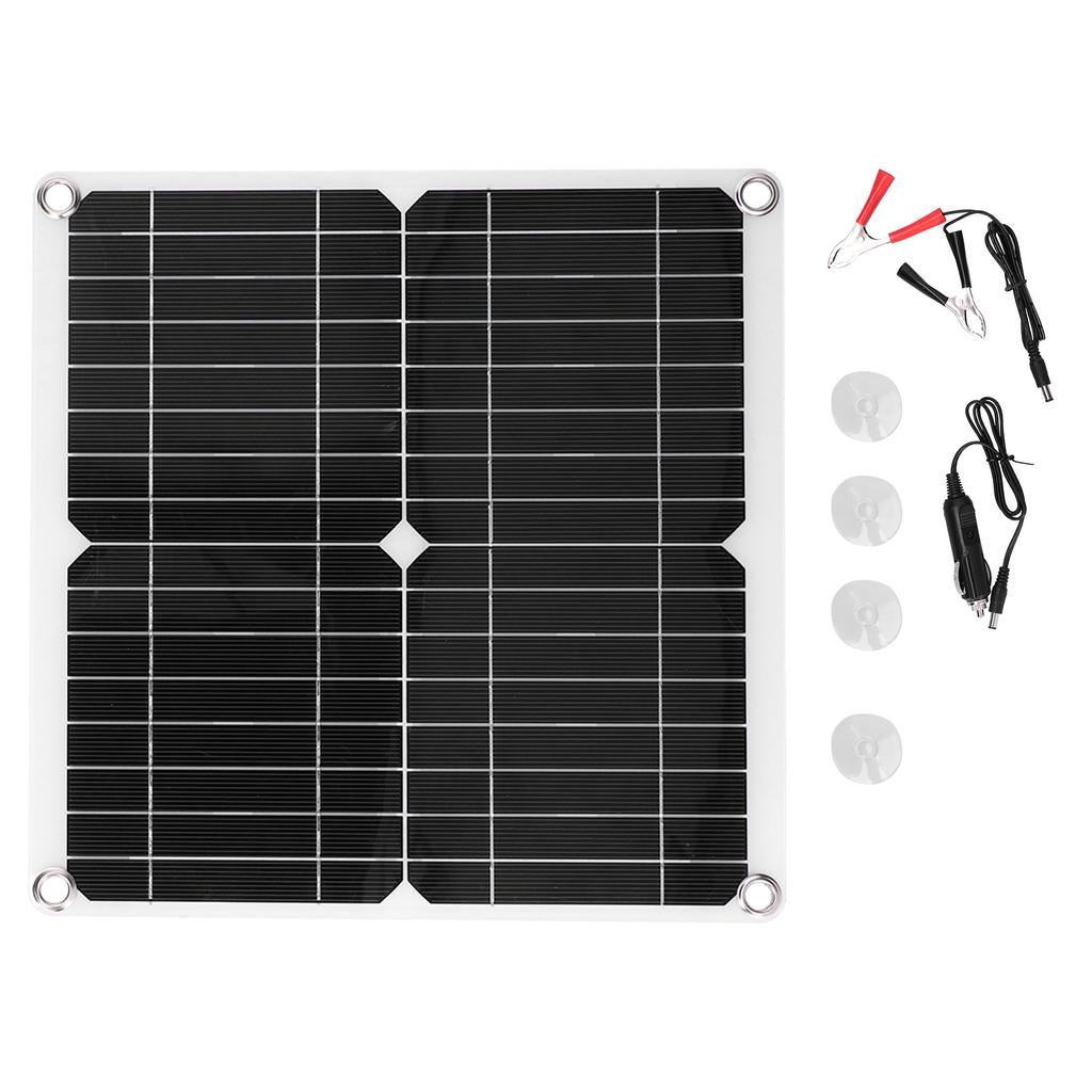 40W 18V Flexible Solar Panel Kit Monocrystalline Silicon Solar Charger Module IP65 Waterproof