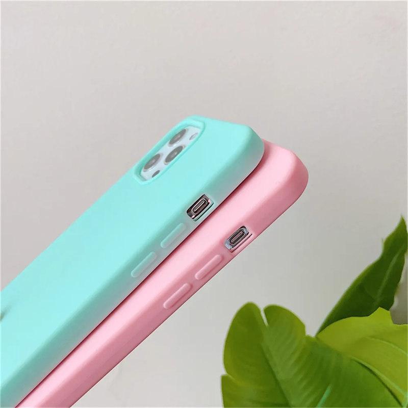 Crossbody Necklace Strap Lanyard Matte Silicone Case For iPhone 14 Pro Max 11 12 13 Mini XR X XS 6S 7 8 Plus SE Shockproof Cover