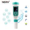 Yieryi 7 In 1 Swimming Pool Chlorine PH Meter Professional SALT/ ORP/ TDS/EC/FAC Tester Spa Hot Spring CL Water Quality Analyzer