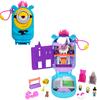 Polly Pocket Minions Playset with 1 2 Minion Figures Fluffy Unicorn and 9 Accessories & Doll, & Toy, Collector's Compact,