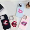 LZ20 Lips Kiss Design Soft Phone Case for Samsung S24 Ultra S23 Plus S21 FE A16 A54 A34 A05s A06 Infinix Hot 40 30i Lens Protection Shockproof Cover
