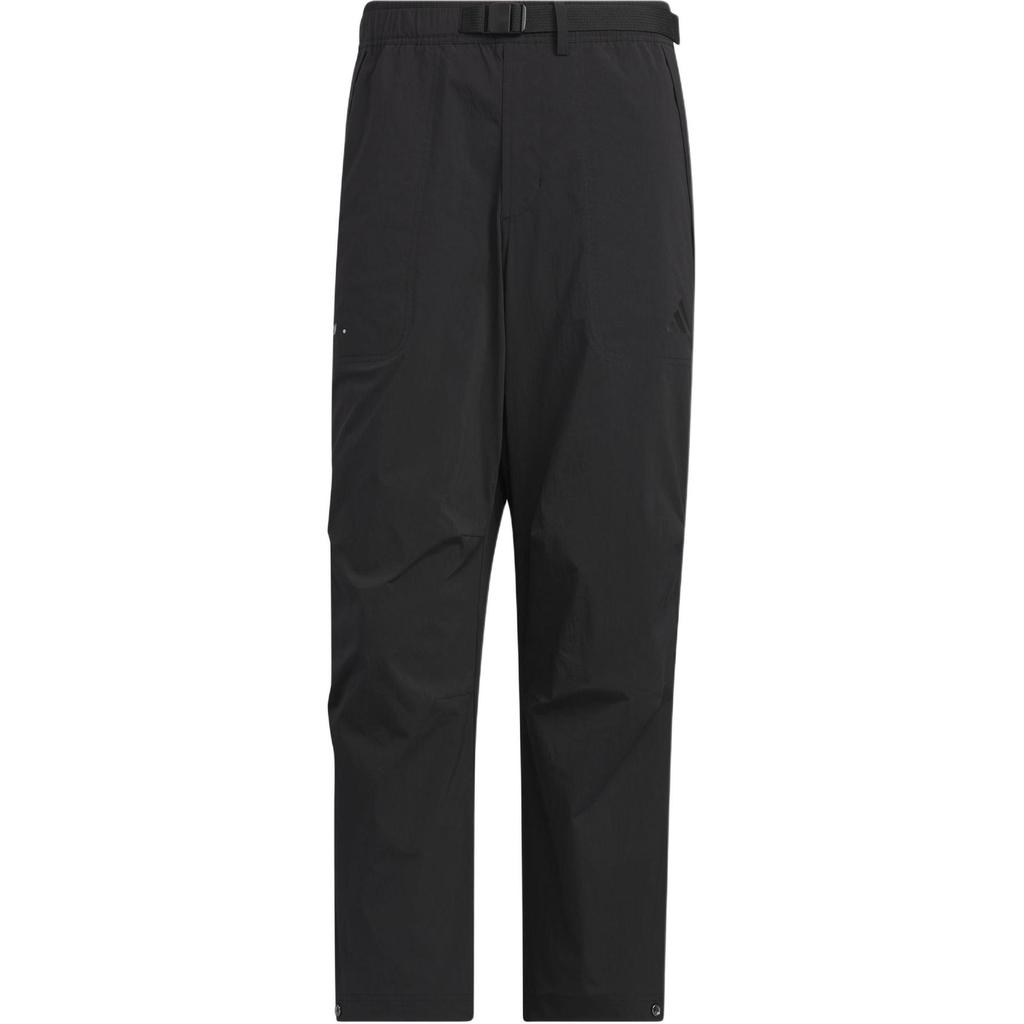 Adidas Verbiage Mid-Rise Straight-Leg Casual Pants Men Bottoms Black JN9458