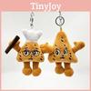 Cava Short Plushies Pile Plush Keychain Doll With Design For Gift And Collection