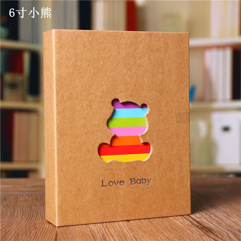 Album Inset Type 4R 6" Family Album 100 Children Creative Simple Album Photo Album