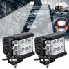 4" LED Work Light Bar Cube Side Shooter Pod White & Amber Strobe Lamp SUV Truck High Quality Aluminum Alloy Car Work Light