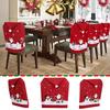 Christmas Decorative Chair Cover Christmas Day Decorations Christmas Chair Cover Christmas Table Decorations Gifts