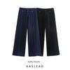 Kaslead New Arrival Women's Clothing Fashion Style Stylish Simple and Versatile High Waist Wide Leg Denim 9632252