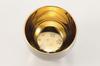 Eco Bag Sake Glass Stainless Steel Double Layer Sakura Sake Cup Gold Plated 58ml Made In Vietnam Made In Japan J-kitchens & 18-8 (24K Inside) /