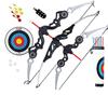 Gold Medal Archery Challenge Set 1. Extreme Archery Bow Korean Toy