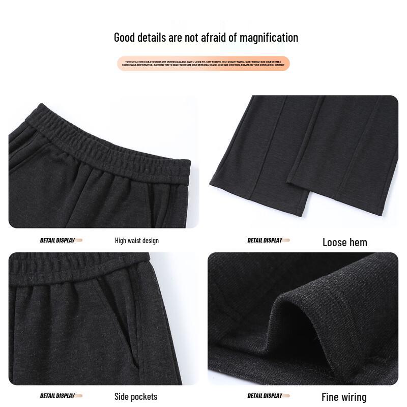 Women's High-Waisted Banana Wide-Leg Pants