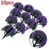 Artificial Model Trees Train Railroads Forest 10pcs Plastic Decoration