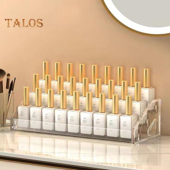 Nail Polish Organizer Acrylic Display Rack Transparent Design Multipurpose Sunglasses Organizer Essential Oils Holder