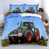 3D Printing Tractor Bedding Set Boys Tractors Duvet Cover Set with Pillowcase Home Textile Twin Full Queen King Children's Gift