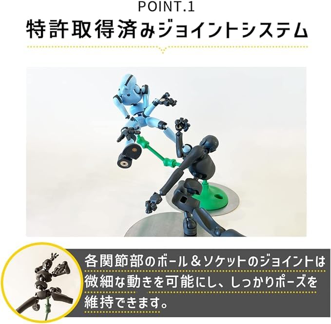 Stickybones Action Figure with Magnet Art Figure Stickybones (Solar Flare)