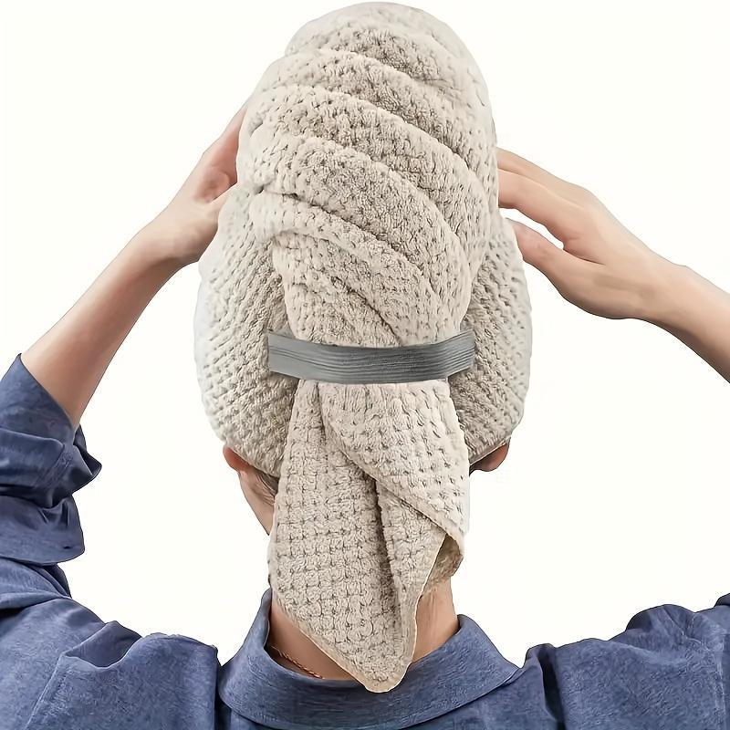 Fast Drying Turban for Women, Absorbent Hair Cap, Absorbent Drying Turban for Curly Long Thick Hair