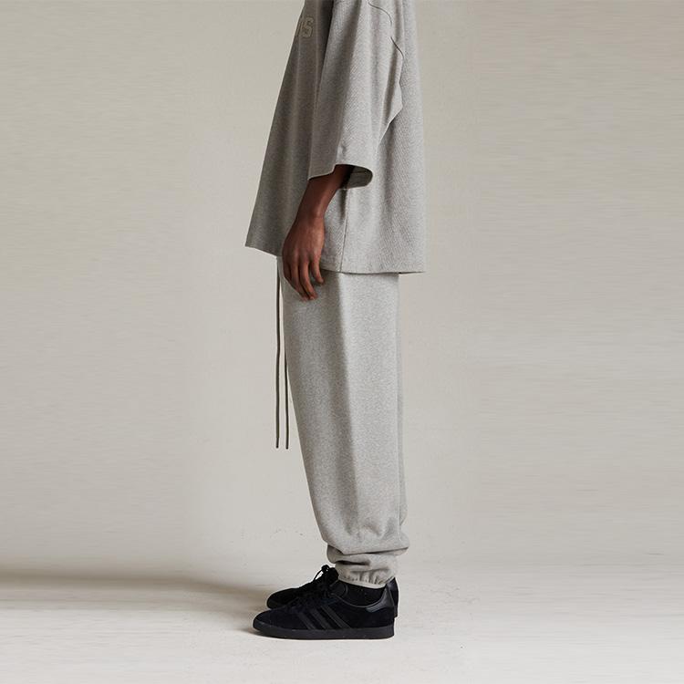 Fear of God Essentials Sweatpant Dark Heather Oatmeal Men Bottoms Grey 130SP242023F