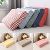 1PC Zippered Cotton Pillow Cover Latex Pillowcase Memory Foam Contour Rebound Pillow Case