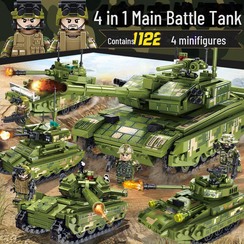 Star Fort 13005 Military War Tank Building Blocks Toy for Kids - Birthday Gift