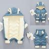 Newborn Romper Baby Winter Plus Thick Jumpsuit Girls Overalls Toddler Coat Winter Autumn Overalls Children Outerwear Kids Snowsuit