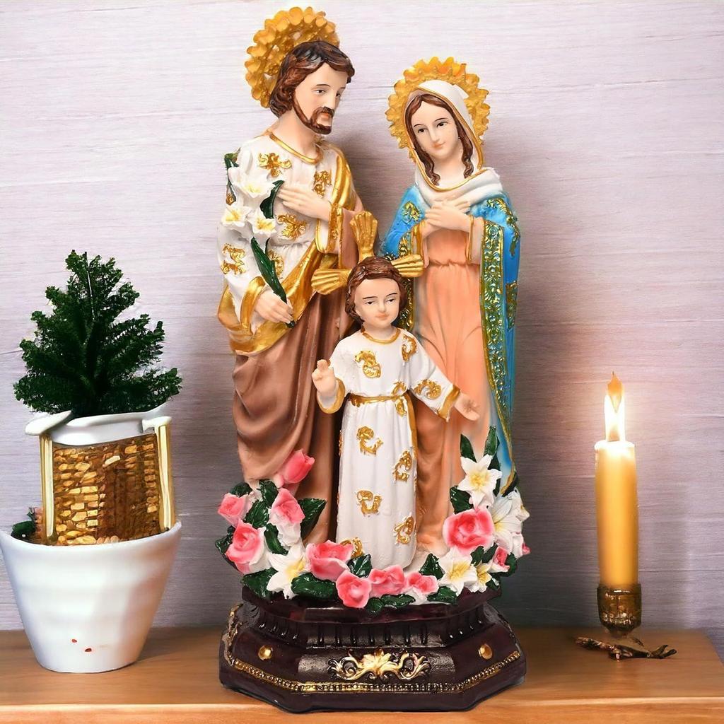 The Holy Family 11  INCHES OR  12 INCHES  Catholic Statues for Home/Living Room/Prayer Room/Gifting