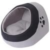 VidaXL Cat Bed Grey and Black M