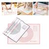 Silicone Kneading Mat Non-Stick Silicone Dough Pad Pizza Dough Cooking Baking Sheet Fondant Dough Rolling Pastry Pad Oven Liner