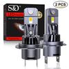 2Pcs H7 LED Powerful Headlight Bulb Mini Wireless 40000LM 6500K CSP for Car Headlamp Auto Diode Lamps H7 Turbo Led Automobile 12V