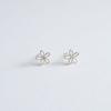 DOL Silver 925 Mini Line Flower Earring