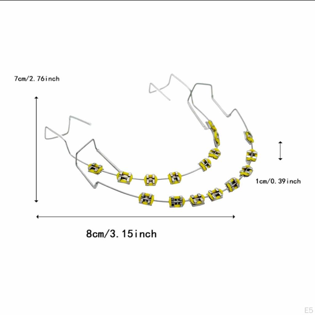 Temporary Tooth Decoration with Case for Classroom Instruction Fashion Brace