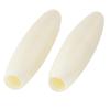 Musiclily Pro Inch-Tone Plastic Strat Tremolo Arm Caps for USA/Mexican Strat-Style Guitars, Aged White (Pack of 2)