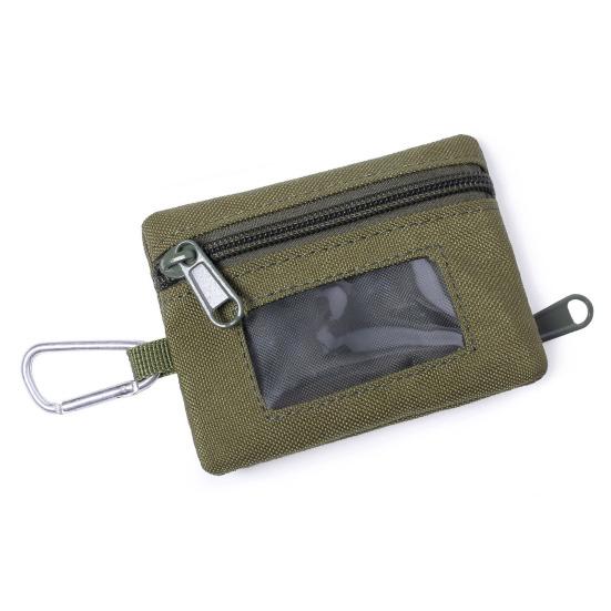 Outdoor Small Bag Hanging Pouch Zipper Closure Mini Size Portable Multi-Purpose Coin Pouch Storage Organizer