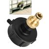 1pc IBC Tote Barrel Faucet - Durable Plastic, Garden Hose Adapter for Watering & Lawn Care