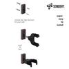Sondery Guitar Hanger, Wall Mount Stand Hook, Wall Mount Holder for Ukulele and Bass, Auto-Locking, Easily Attaches To Wood Walls, Wood Studs,